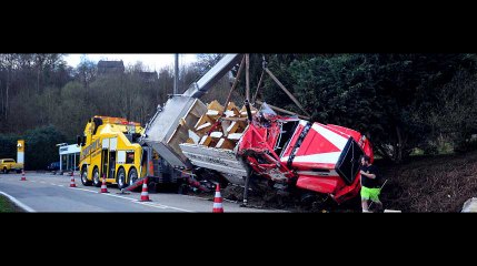 Accident camion de Pompiers à La Gleize