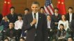 Obama defiende en China la libertad de expresión
