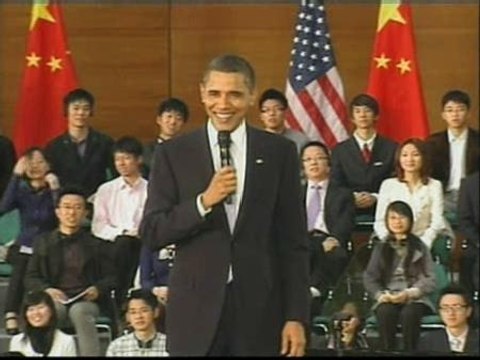 Obama defiende en China la libertad de expresión