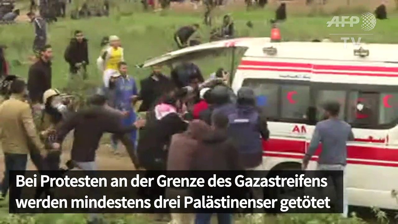 Tote bei Protesten an der Grenze zum Gazastreifen