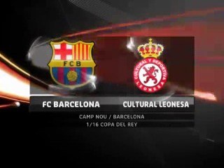 BARCELONA 5 - CULTURAL LEONESA 0