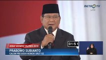 Debat Keempat Pilpres 2019 Jokowi vs Prabowo - Part 3
