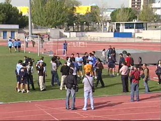 Los jugadores del Alcorcón no paran de recibir felicitaciones