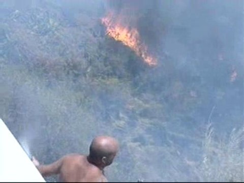 Incendio en la isla de la Palma