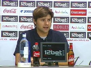 Pochettino, "plenamente satisfecho" por el punto conseguido ante el Sevilla