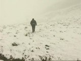 Lluvia, nieve y fuertes vientos azotan el norte del país