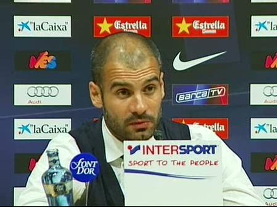 Guardiola: "No podemos mantener siempre un alto nivel de excelencia"