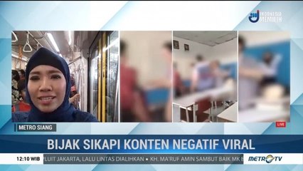 Bijak Sikapi Konten Negatif yang Viral di Medsos