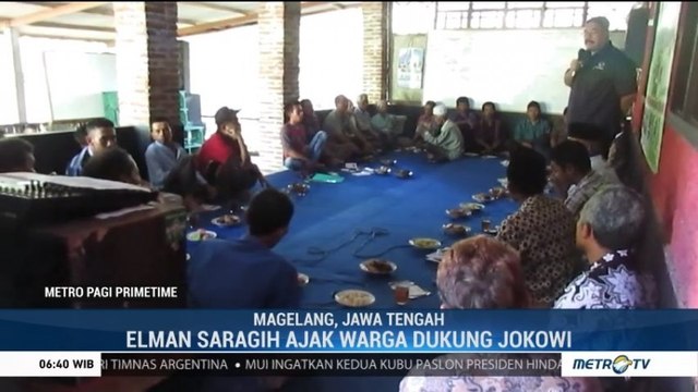 Elman Saragih Ajak Pendukungnya Pilih Jokowi-Amin