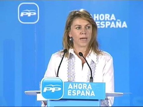 Cospedal critica que el Gobierno haya negociado la financiación con un partido minoritario como ERC