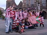 Más de 800 aficionados animan al Athletic en Bremen