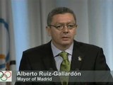 Gallardón recurre al masivo apoyo popular e institucional para Madrid 2016