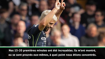 32e j. - Guardiola : "Nos 15-20 premières minutes ont été incroyables"