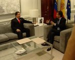 Zapatero recibe a Chávez