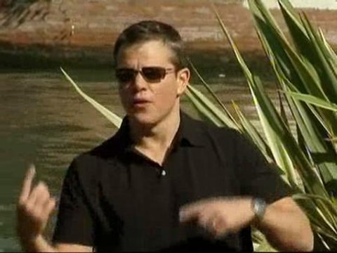 Matt Damon y Steven Soderbergh, en la alfombra roja de la Mostra