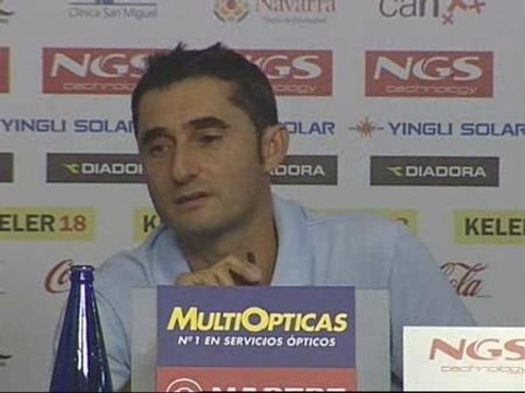 Ernesto Valverde: Sinceramente, pensaba que íbamos a ganar