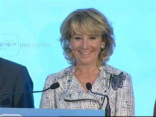 Aguirre: "Hoy el rey es Rajoy"