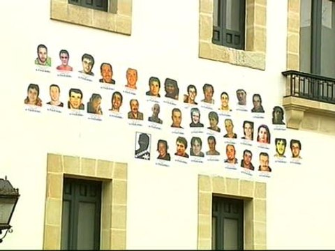 Desaparecen las fotos de etarras del casco viejo bilbaíno