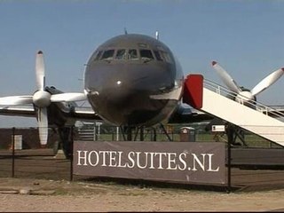 Un avión convertido en hotel de lujo