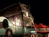 Accidente mortal de un autobús en Sant Pol de Mar, Barcelona