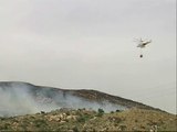 Un incendio arrasa 630 hectáreas de matorral en Almería