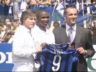 Eto&#039;o ya viste los colores del Inter de Milán