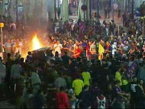Tres detenidos en la celebración
