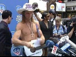 El cowboy desnudo candidato a la alcadía de Nueva York