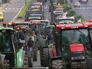 Los tractores toman Santiago