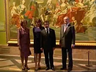 Los Sarkozy en el Prado