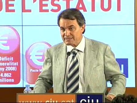 Artur Mas: No se cumplen las cifras, ni el modelo y ni siquiera los plazos