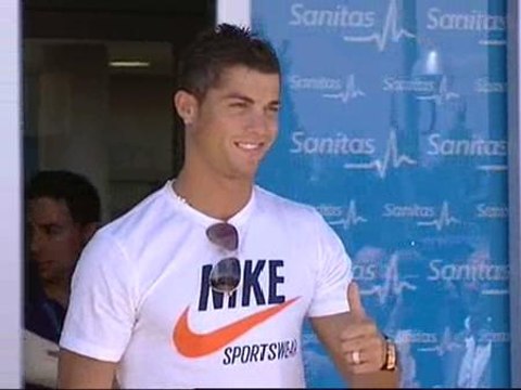 Cristiano Ronaldo pasa el reconocimiento médico