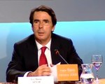 Aznar critica las medidas socialistas