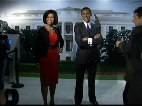 Obama y Michelle inmortalizados en cera