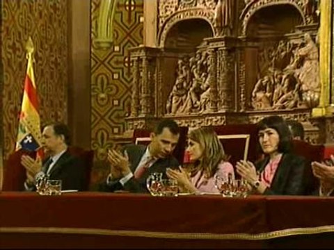 Los Príncipes de Asturias, de visita oficial en Teruel
