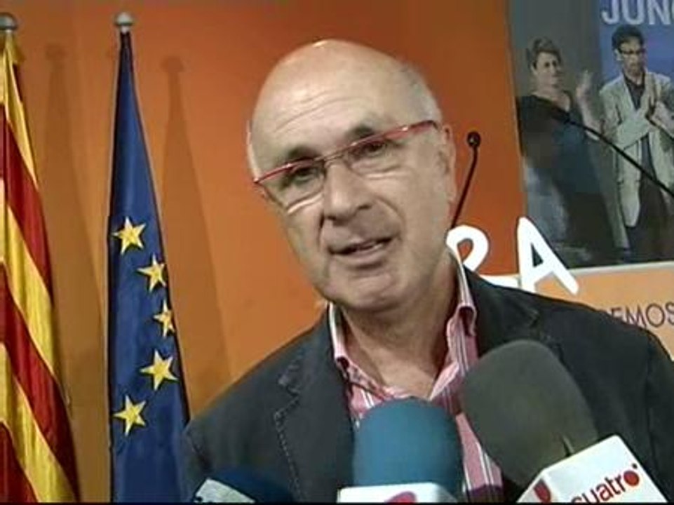 Duran Lleida: "quien se pega un castañazo en Europa es la familia socialista"