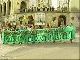 Cientos de personas exigen en Vitoria el cierre de Garoña