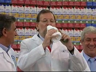 Rajoy, con el sector lácteo