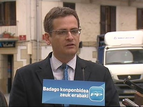 Basagoiti: La dimisión es una buena noticia