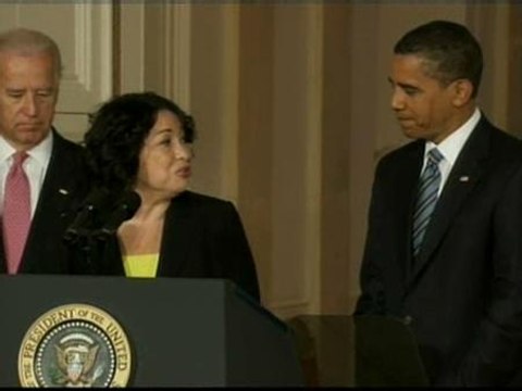 Sonia Sotomayor, designada por Obama como magistrada del Tribunal Supremo