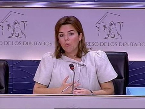 Sáenz de Santamaría asegura que Rajoy no ha utilizado aviones militares