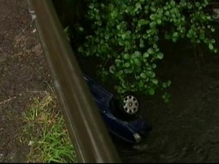 Mueren su hijo y su madre tras precipitarse el vehículo por un puente