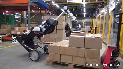 Nouvelle version du robot Handle de Boston dynamics