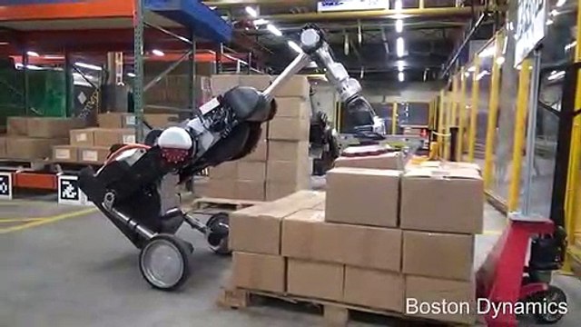 Nouvelle version du robot Handle de Boston dynamics
