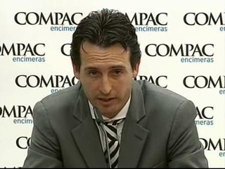 Emery: "Creo ciegamente en la actitud responsable de mis jugadores"