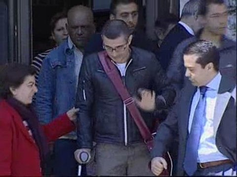 La huellas del accidente de Barajas