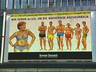 Merkel, al desnudo