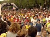 Más de 10.000 atletas corren el maratón de Madrid