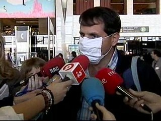 "Allí en el aeropuerto estaba todo el mundo con marcarilla, yo incluso también"