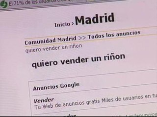 Prolifera la venta de órganos por Internet en plena crisis